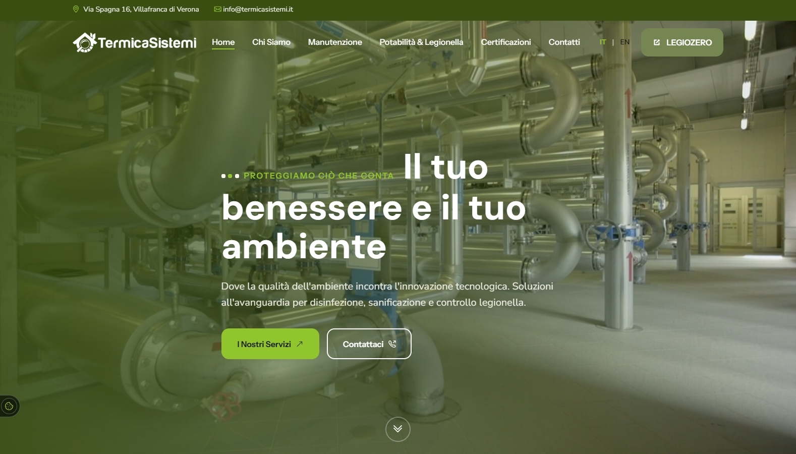 Anteprima sito Termica Sistemi